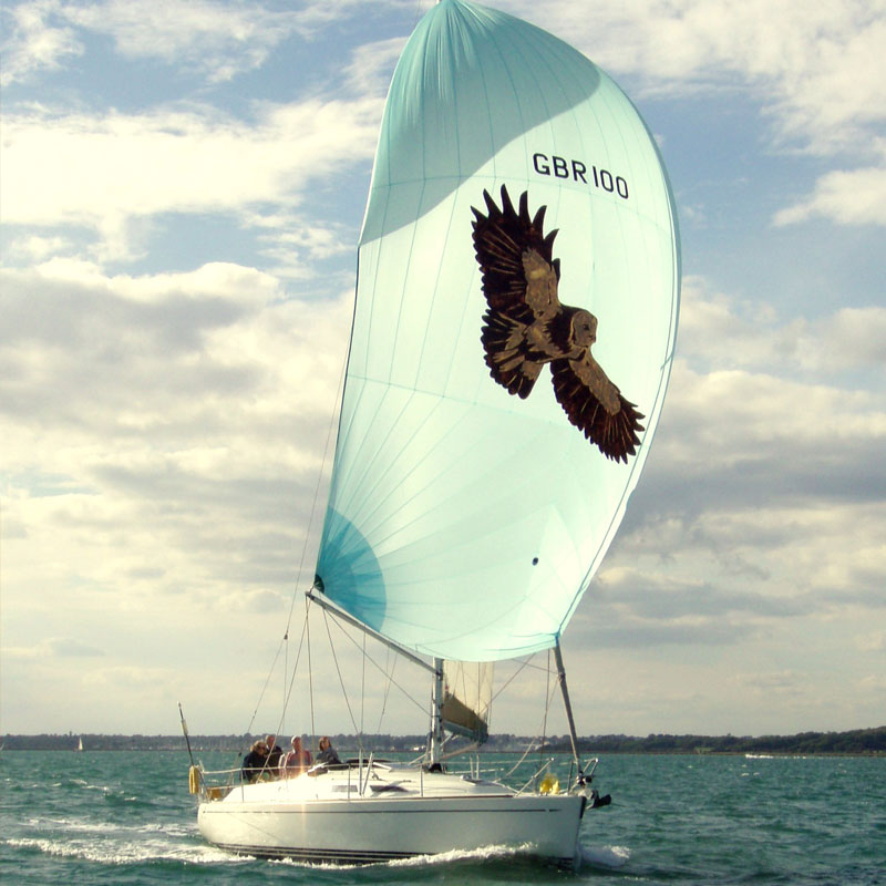 Peter Bruce Owl's spinaker'